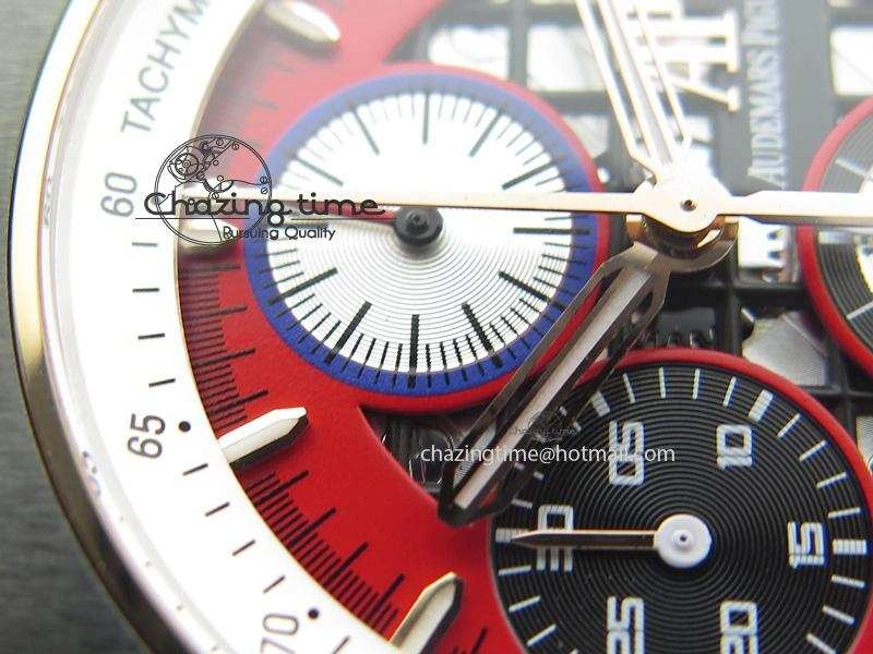 Royal Oak Offshore Ruben Barrichello III RG JF Best Edition On Black Leather Strap A3126