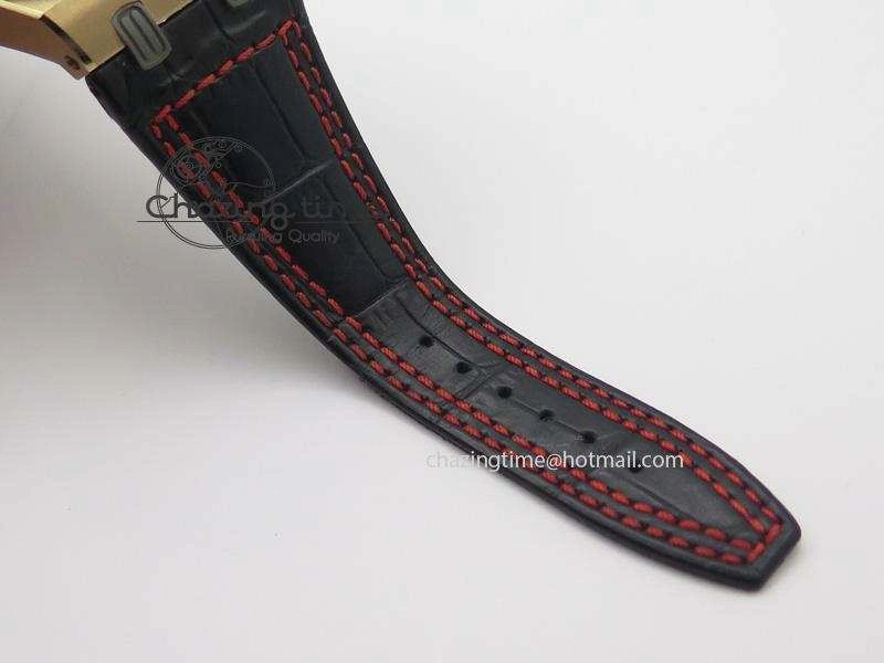 Royal Oak Offshore Ruben Barrichello III RG JF Best Edition On Black Leather Strap A3126