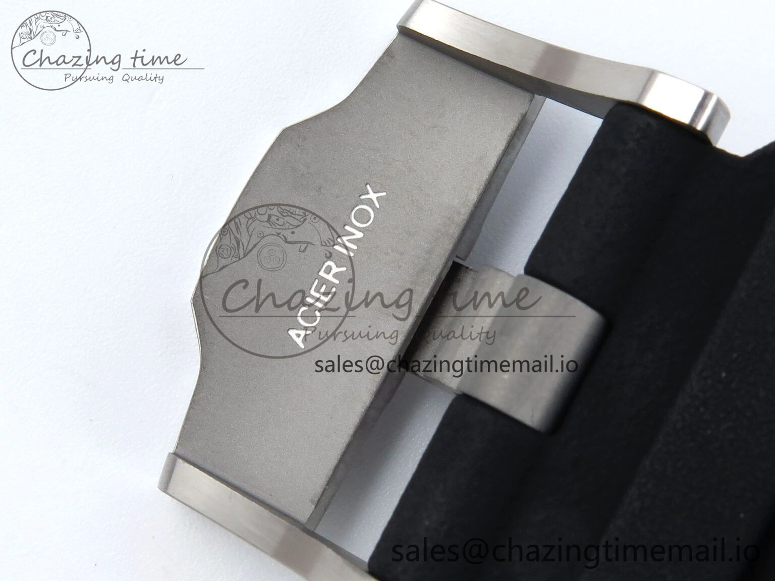 Royal Oak Offshore SS APF Best Edition Black White Dial on Black Rubber Strap A3126