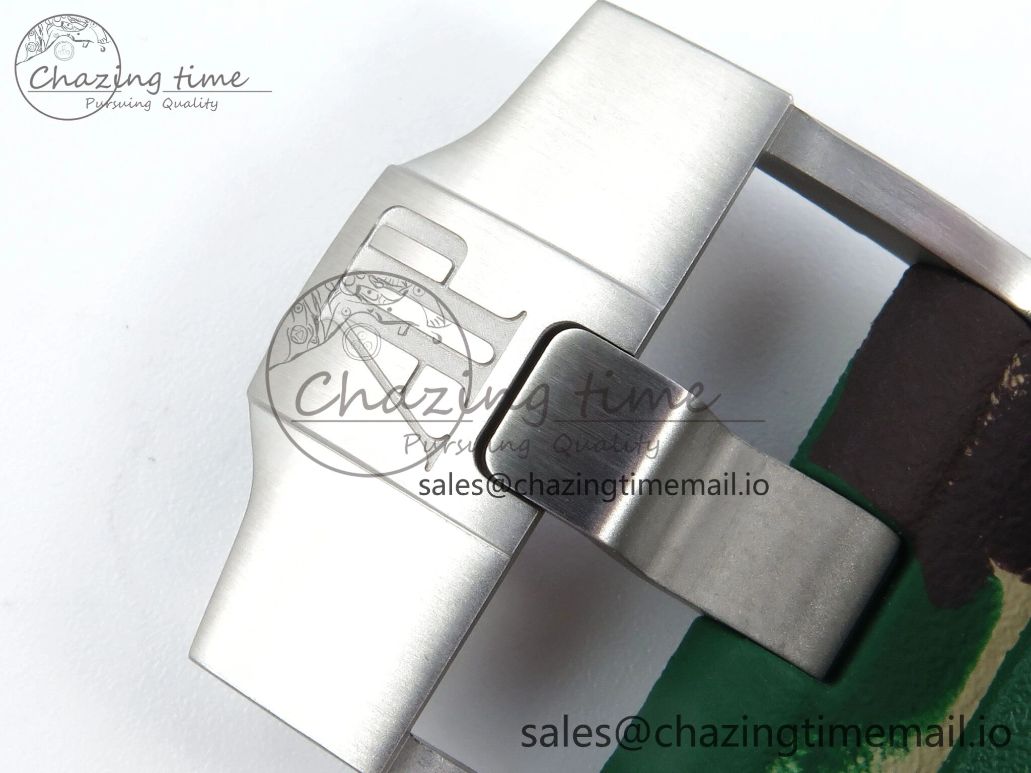 Royal Oak Offshore SS APF Best Edition Cream Dial on Green Camou Rubber Strap A3126
