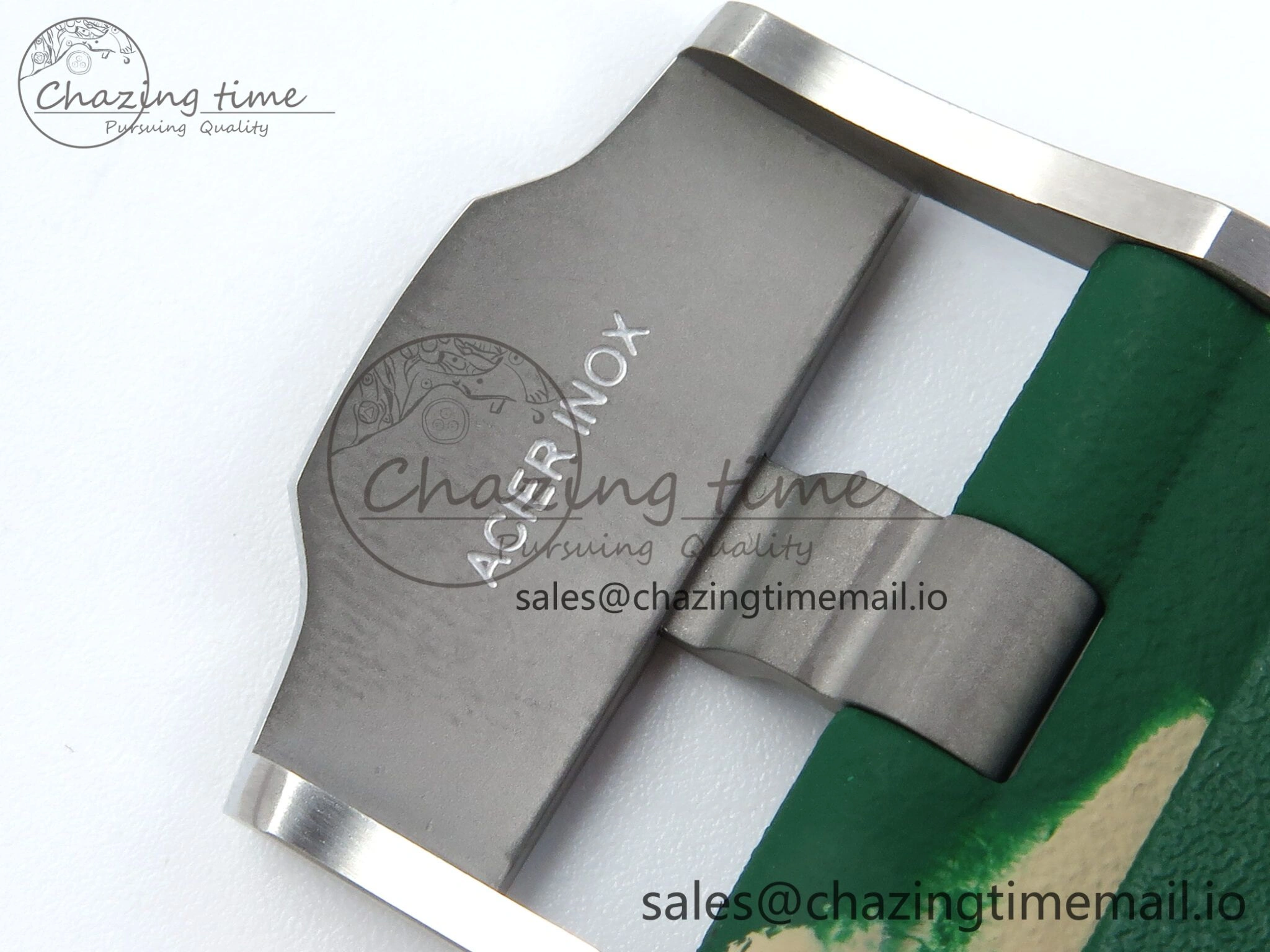 Royal Oak Offshore SS APF Best Edition Cream Dial on Green Camou Rubber Strap A3126