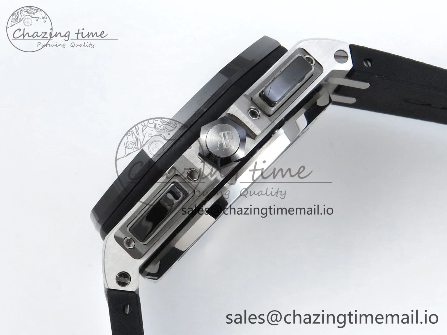 Royal Oak Offshore SS APF Best Edition Gray Dial on Black Rubber Strap A3126