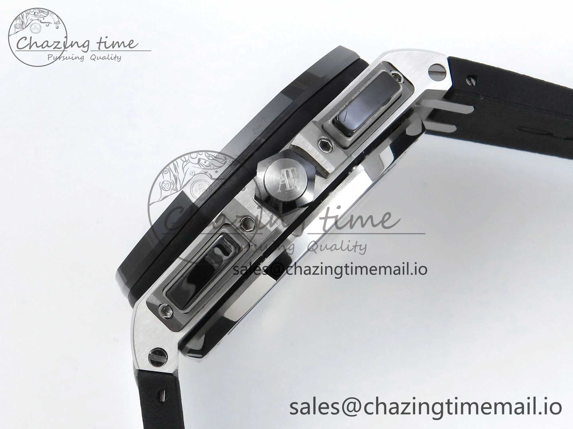 Royal Oak Offshore SS APF Best Edition Gray Dial on Black Rubber Strap A3126