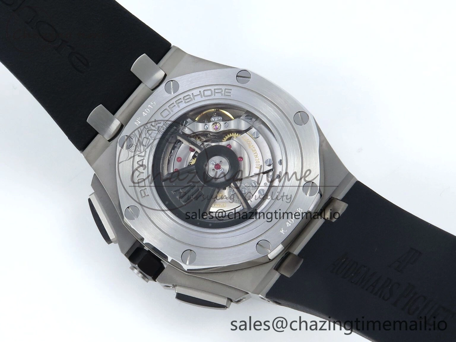 Royal Oak Offshore SS APF Best Edition Gray Dial on Black Rubber Strap A3126