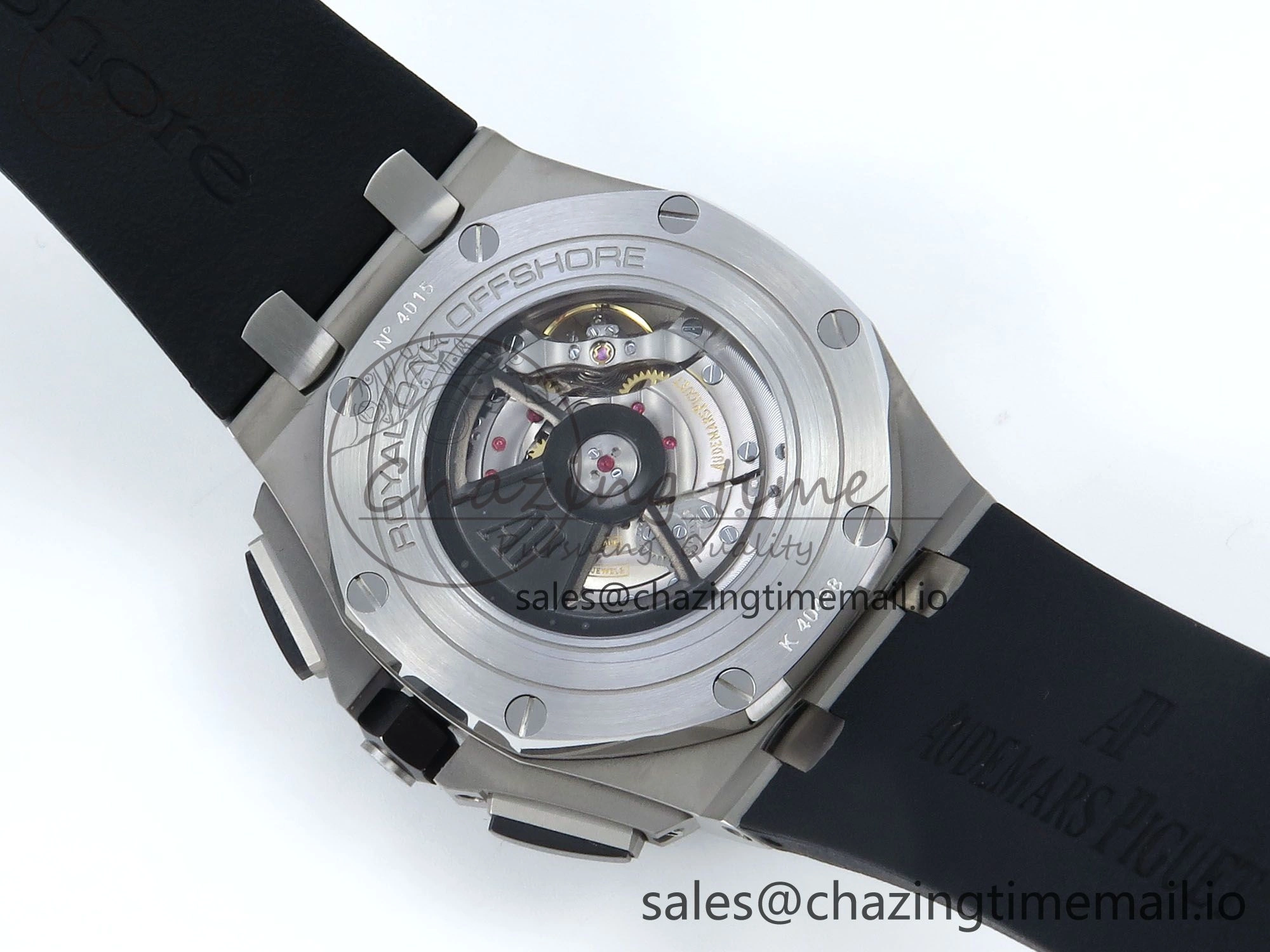 Royal Oak Offshore SS APF Best Edition Gray Dial on Black Rubber Strap A3126