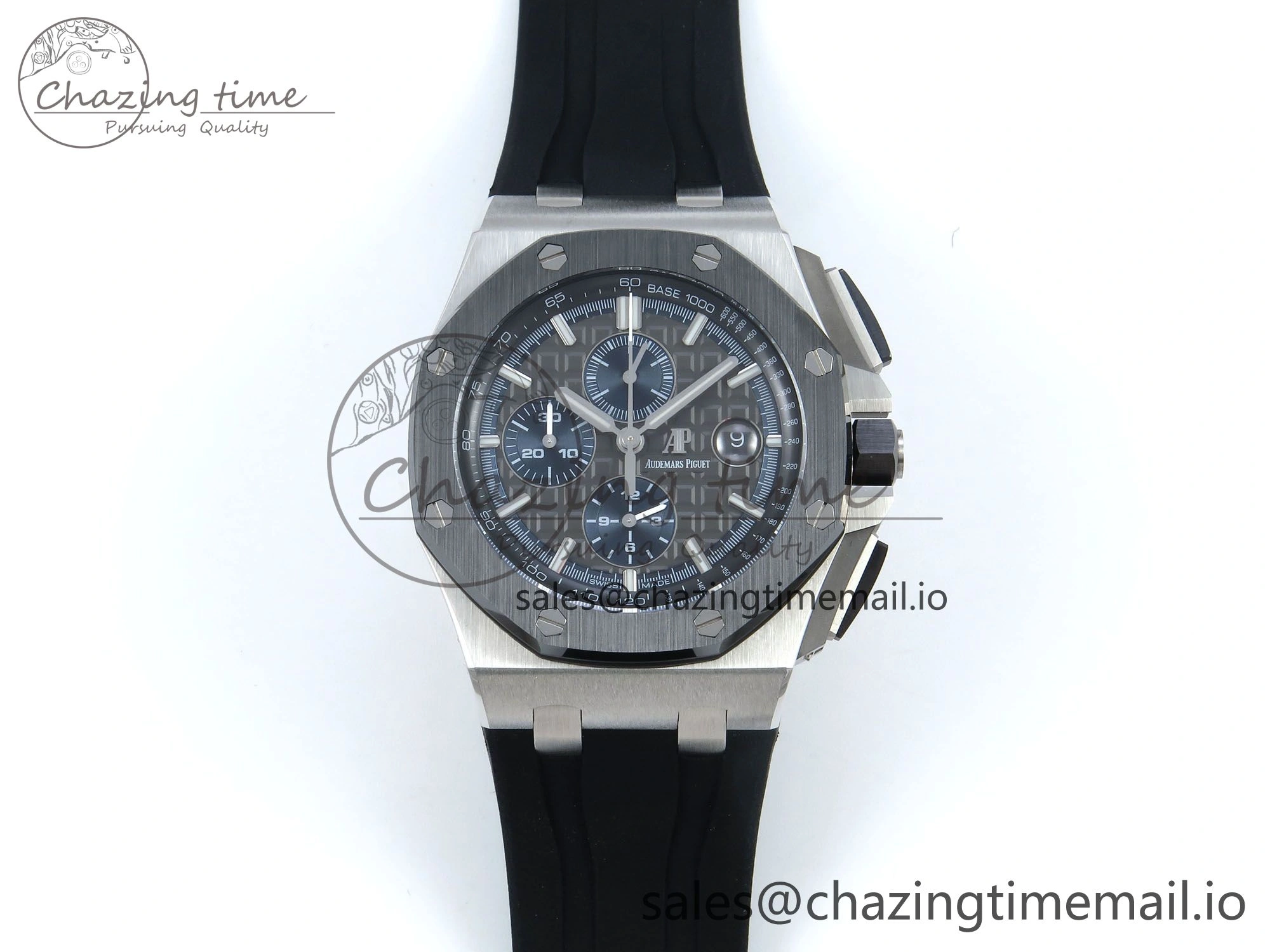 Royal Oak Offshore SS APF Best Edition Gray Dial on Black Rubber Strap A3126