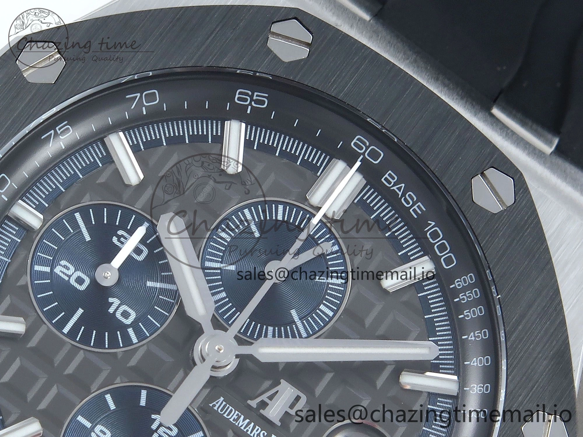 Royal Oak Offshore SS APF Best Edition Gray Dial on Black Rubber Strap A3126