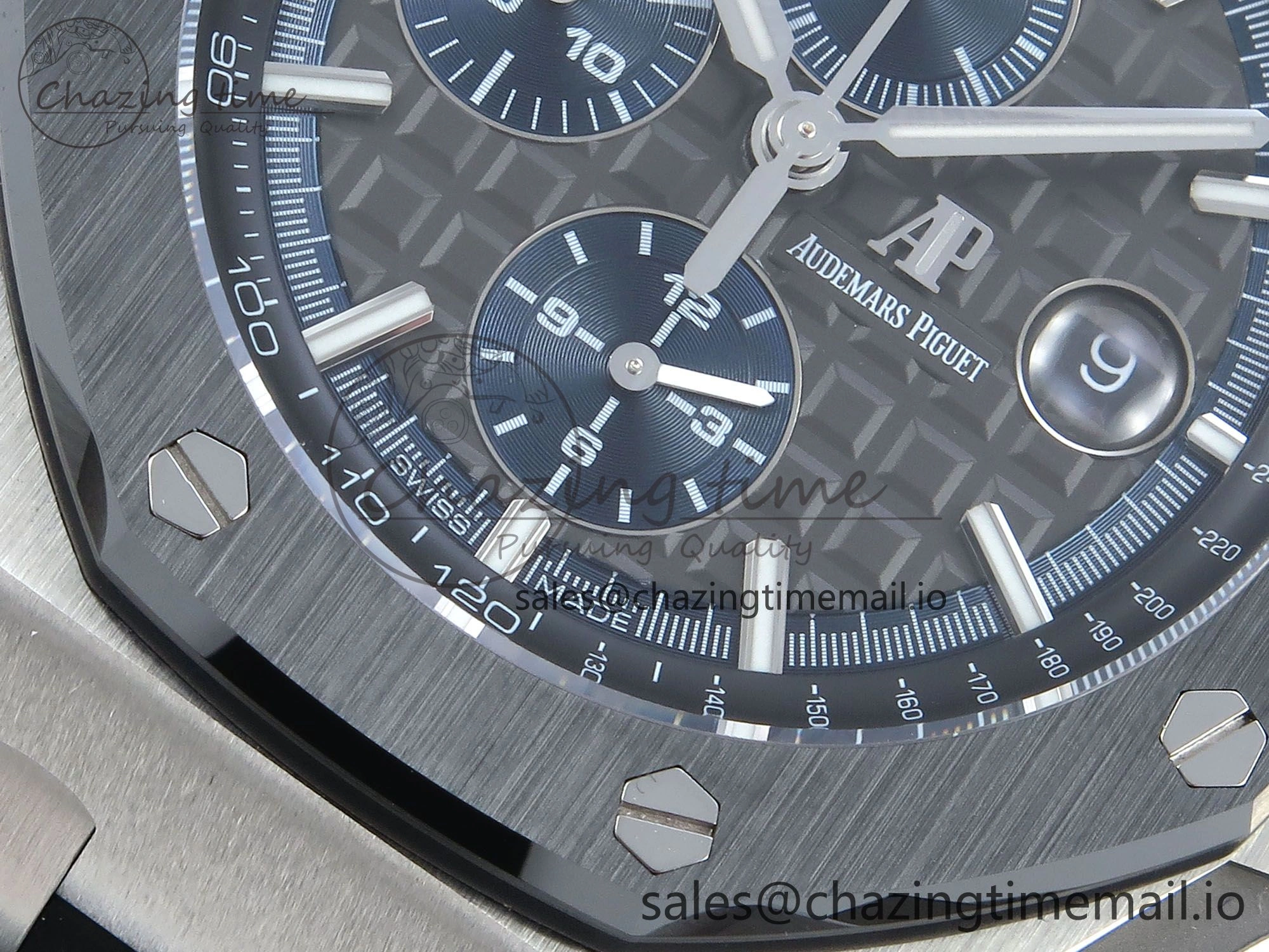 Royal Oak Offshore SS APF Best Edition Gray Dial on Black Rubber Strap A3126
