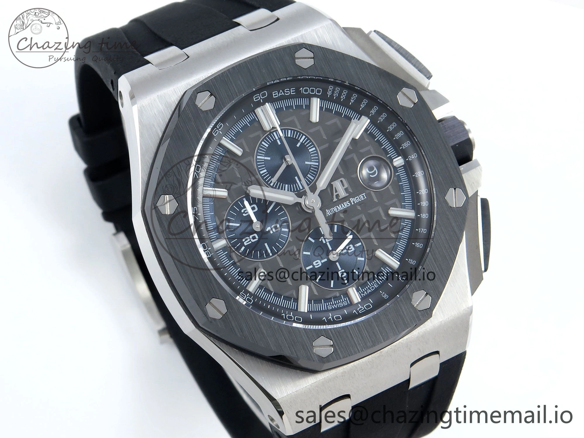 Royal Oak Offshore SS APF Best Edition Gray Dial on Black Rubber Strap A3126
