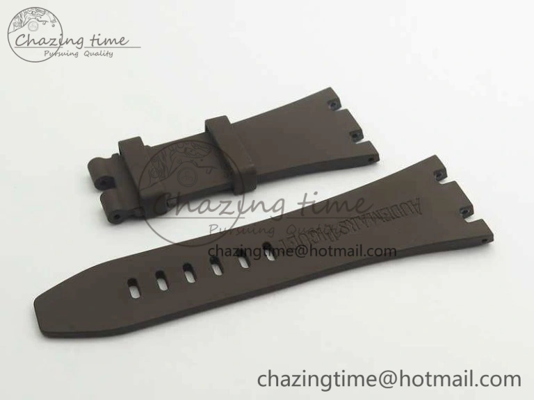 Royal Oak Offshore Safari 2014 JF On Brown Leather Strap A3126 V2 w Cyclops And DW Mod (Free Rubber Strap)