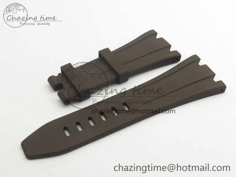 Royal Oak Offshore Safari 2014 JF On Brown Leather Strap A3126 V2 w Cyclops And DW Mod (Free Rubber Strap)