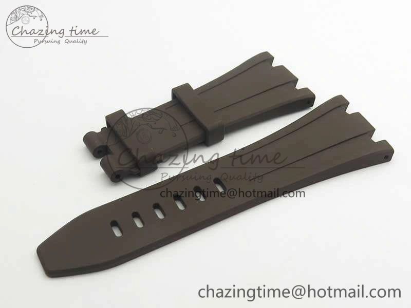 Royal Oak Offshore Safari 2014 JF On Brown Leather Strap A3126 V2 w Cyclops And DW Mod (Free Rubber Strap)