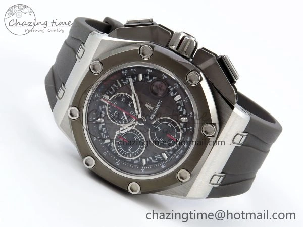 Royal Oak Offshore Schumacher APF Best Edition Gray Black Dial on Gray Rubber Strap A3126