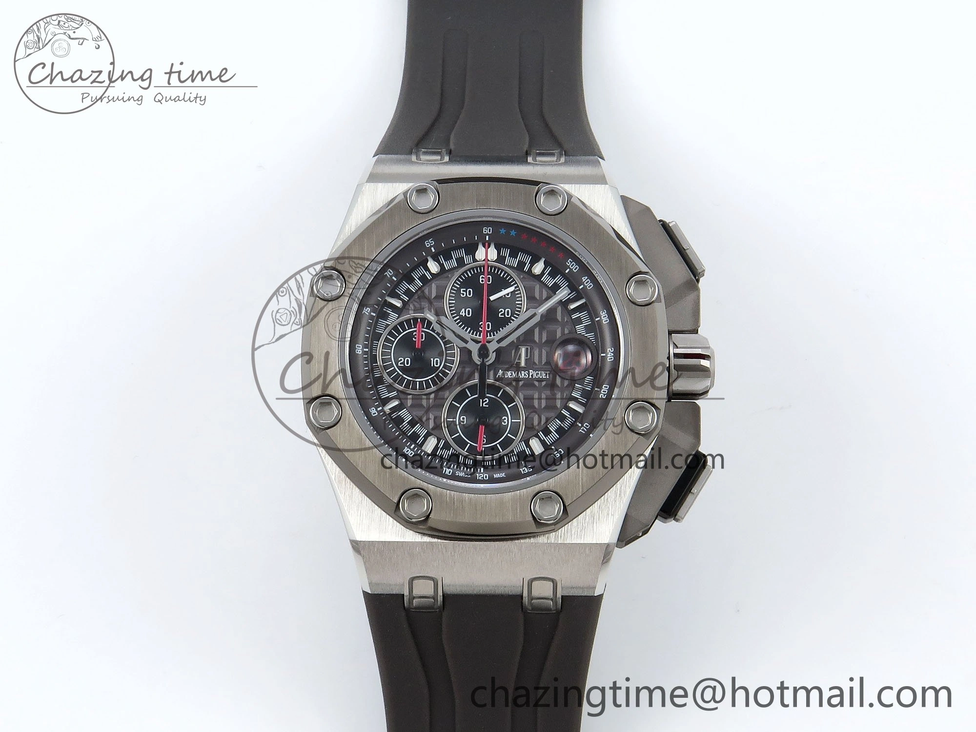 Royal Oak Offshore Schumacher APF Best Edition Gray Black Dial on Gray Rubber Strap A3126