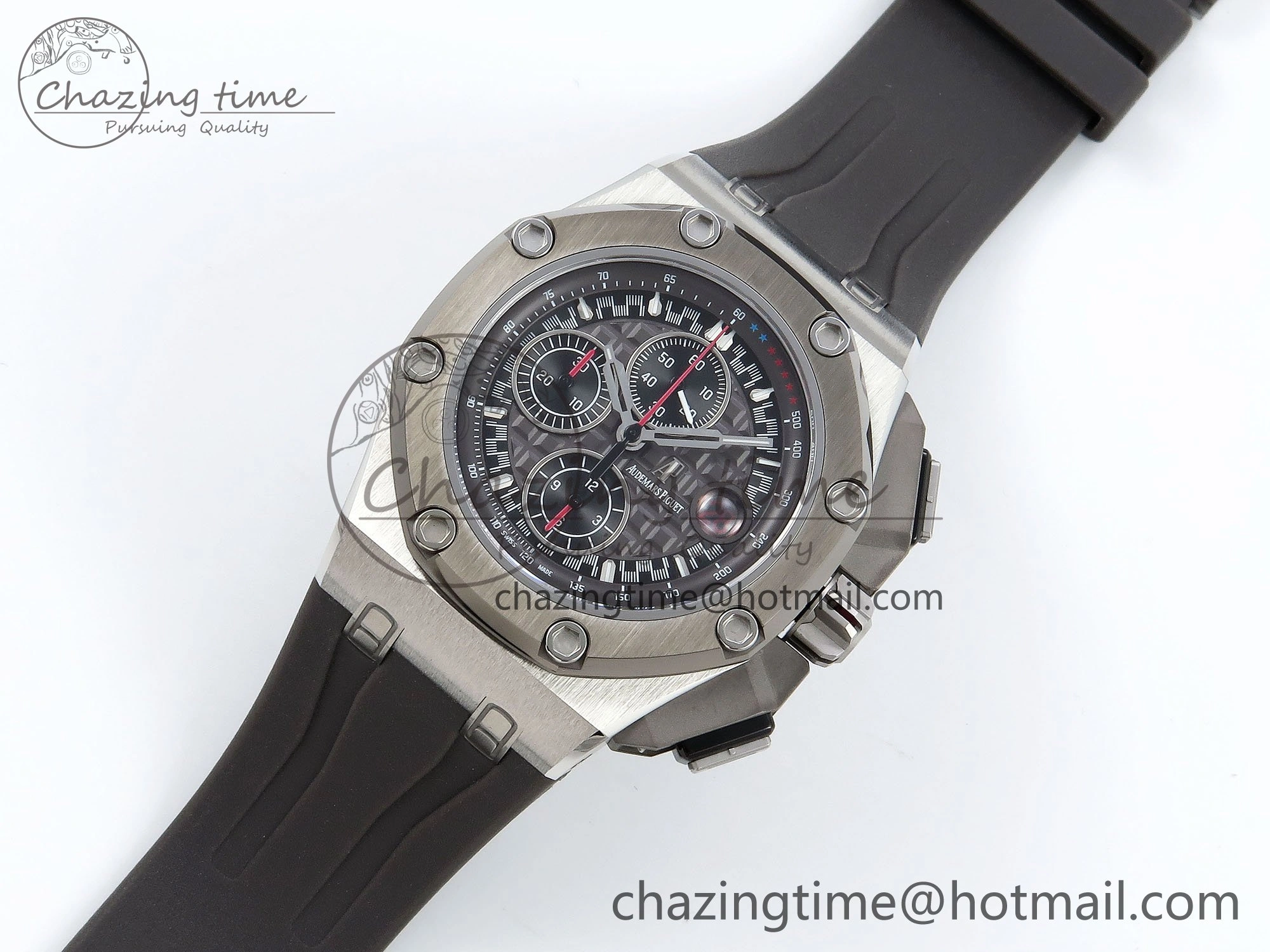Royal Oak Offshore Schumacher APF Best Edition Gray Black Dial on Gray Rubber Strap A3126