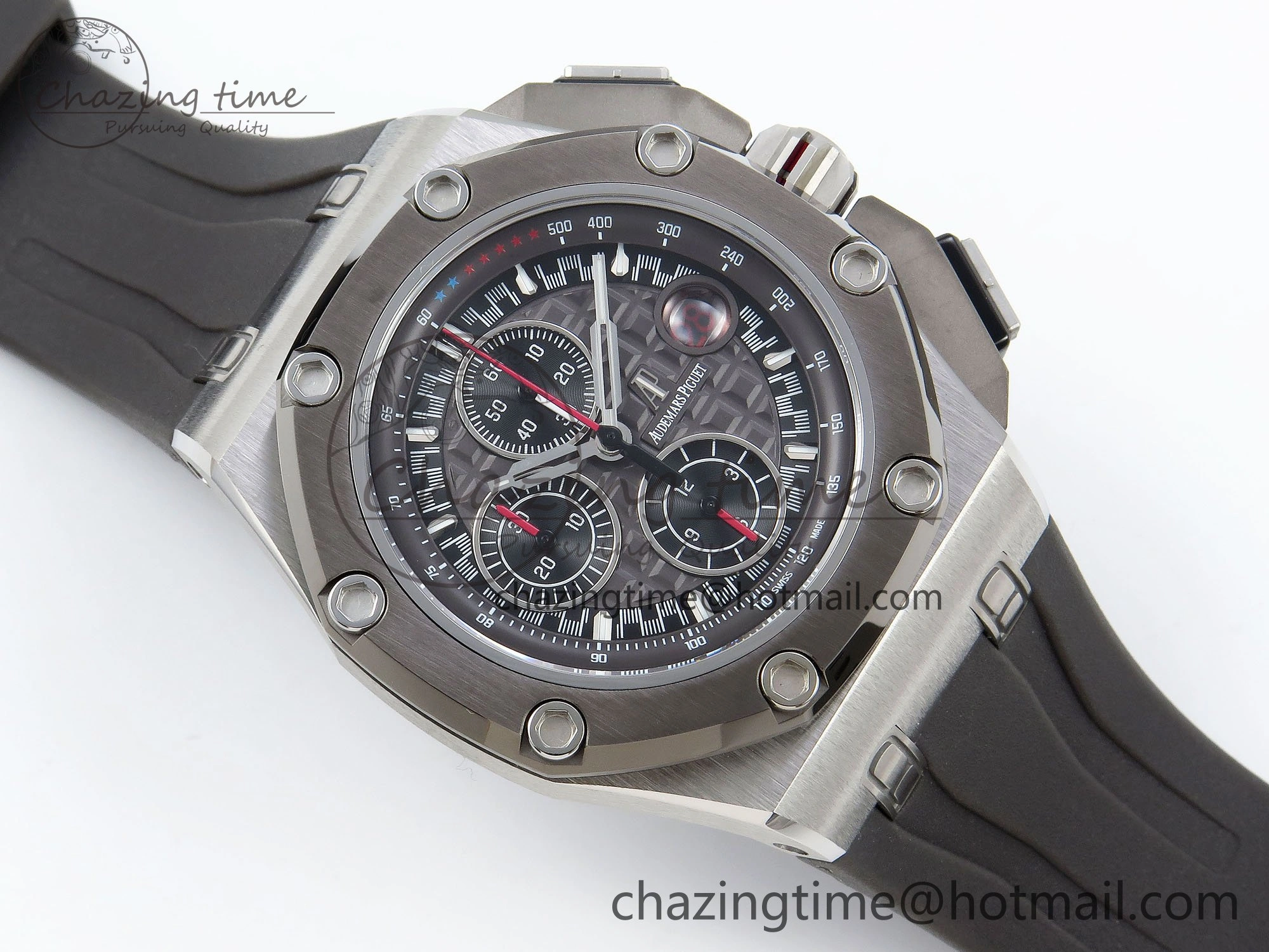 Royal Oak Offshore Schumacher APF Best Edition Gray Black Dial on Gray Rubber Strap A3126