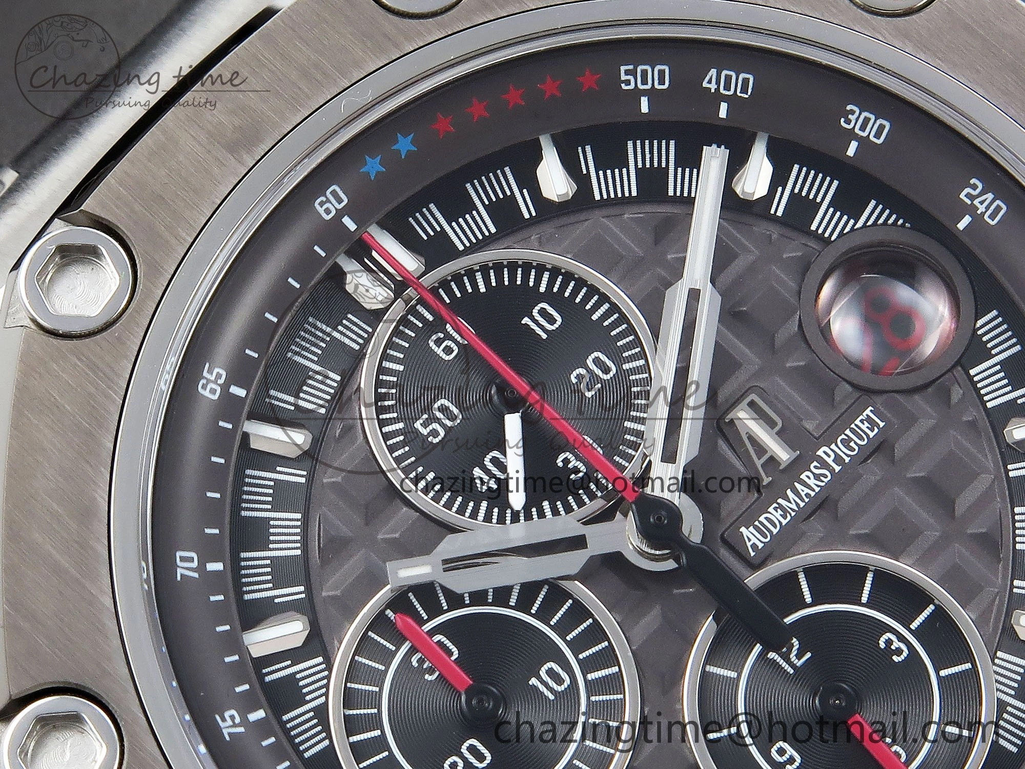 Royal Oak Offshore Schumacher APF Best Edition Gray Black Dial on Gray Rubber Strap A3126