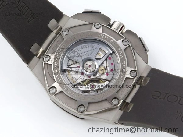 Royal Oak Offshore Schumacher APF Best Edition Gray Black Dial on Gray Rubber Strap A3126
