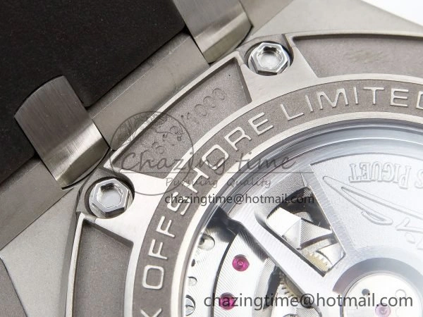 Royal Oak Offshore Schumacher APF Best Edition Gray Black Dial on Gray Rubber Strap A3126