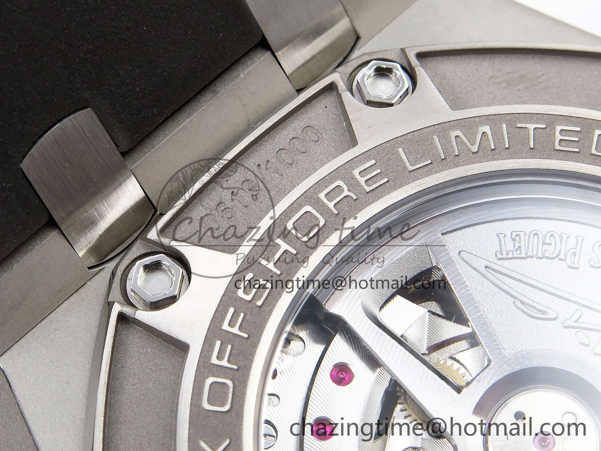 Royal Oak Offshore Schumacher APF Best Edition Gray Black Dial on Gray Rubber Strap A3126