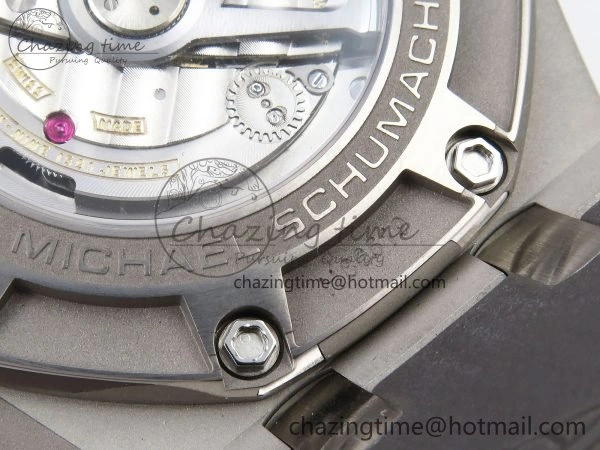 Royal Oak Offshore Schumacher APF Best Edition Gray Black Dial on Gray Rubber Strap A3126