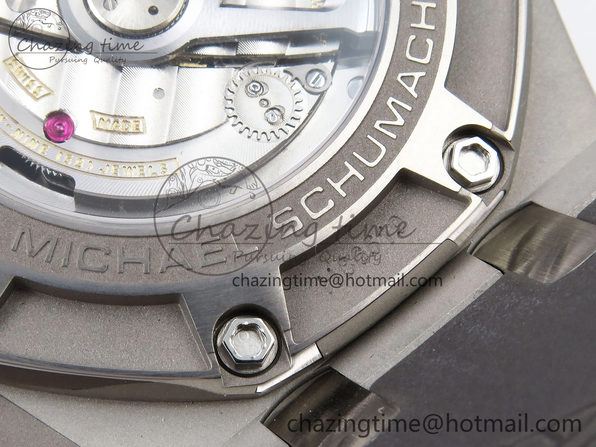 Royal Oak Offshore Schumacher APF Best Edition Gray Black Dial on Gray Rubber Strap A3126