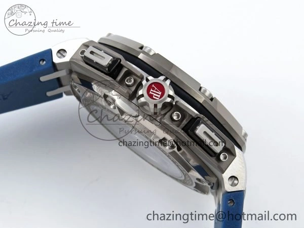 Royal Oak Offshore Schumacher APF Best Edition Gray Blue Dial on Blue Rubber Strap A3126