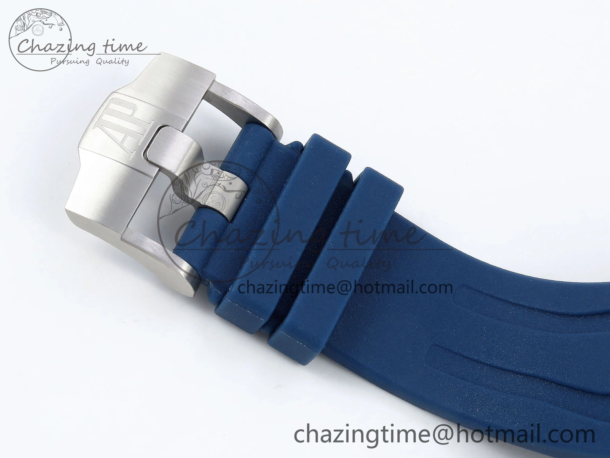 Royal Oak Offshore Schumacher APF Best Edition Gray Blue Dial on Blue Rubber Strap A3126