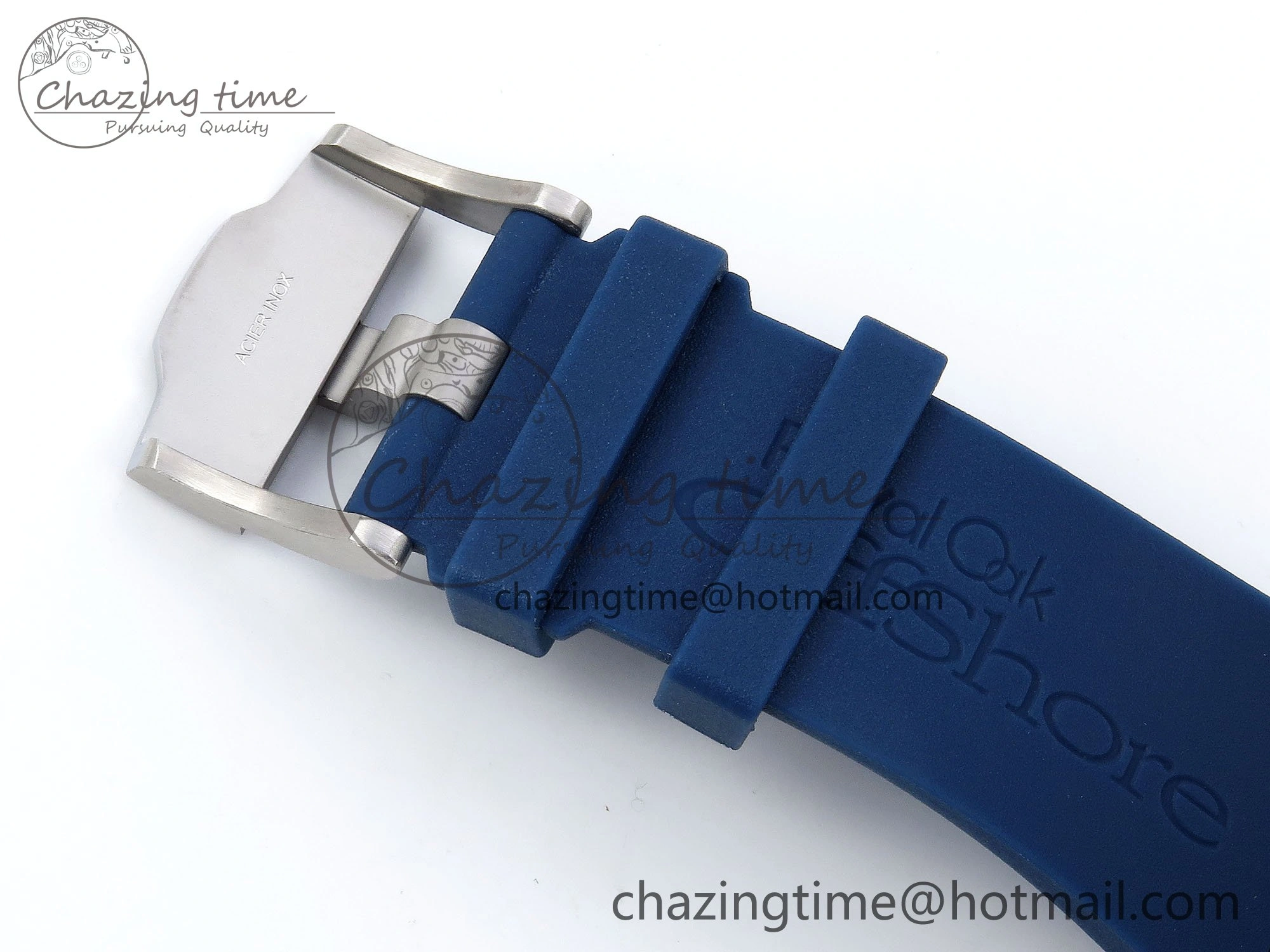 Royal Oak Offshore Schumacher APF Best Edition Gray Blue Dial on Blue Rubber Strap A3126