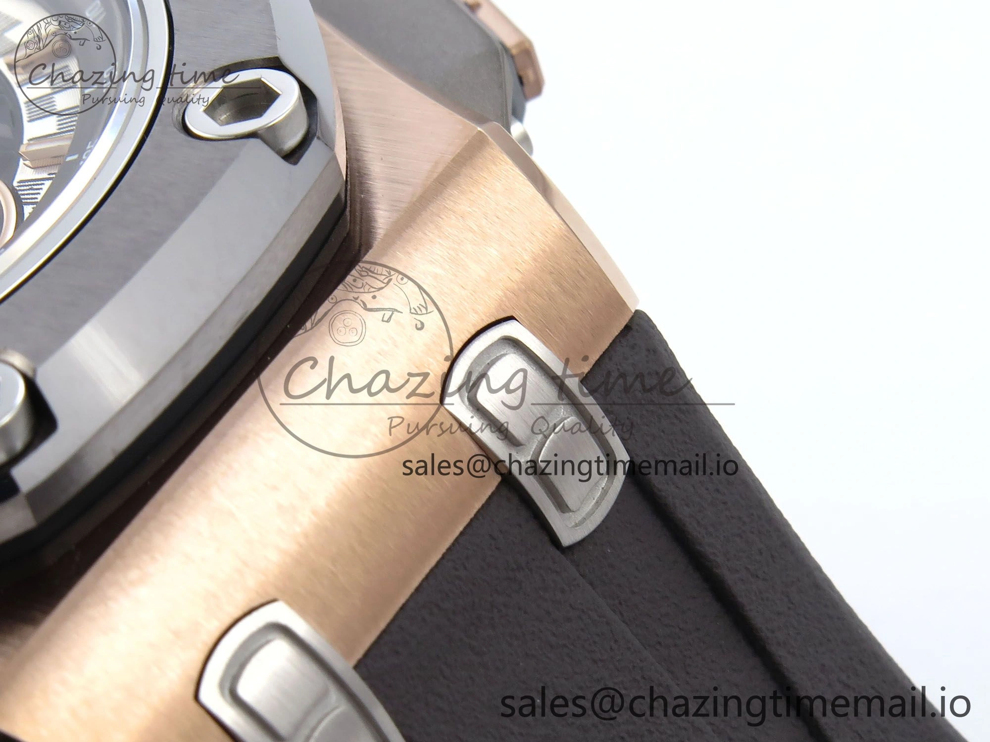 Royal Oak Offshore Schumacher RG TKF Best Edition Gray Black Dial on Gray Rubber Strap A3126