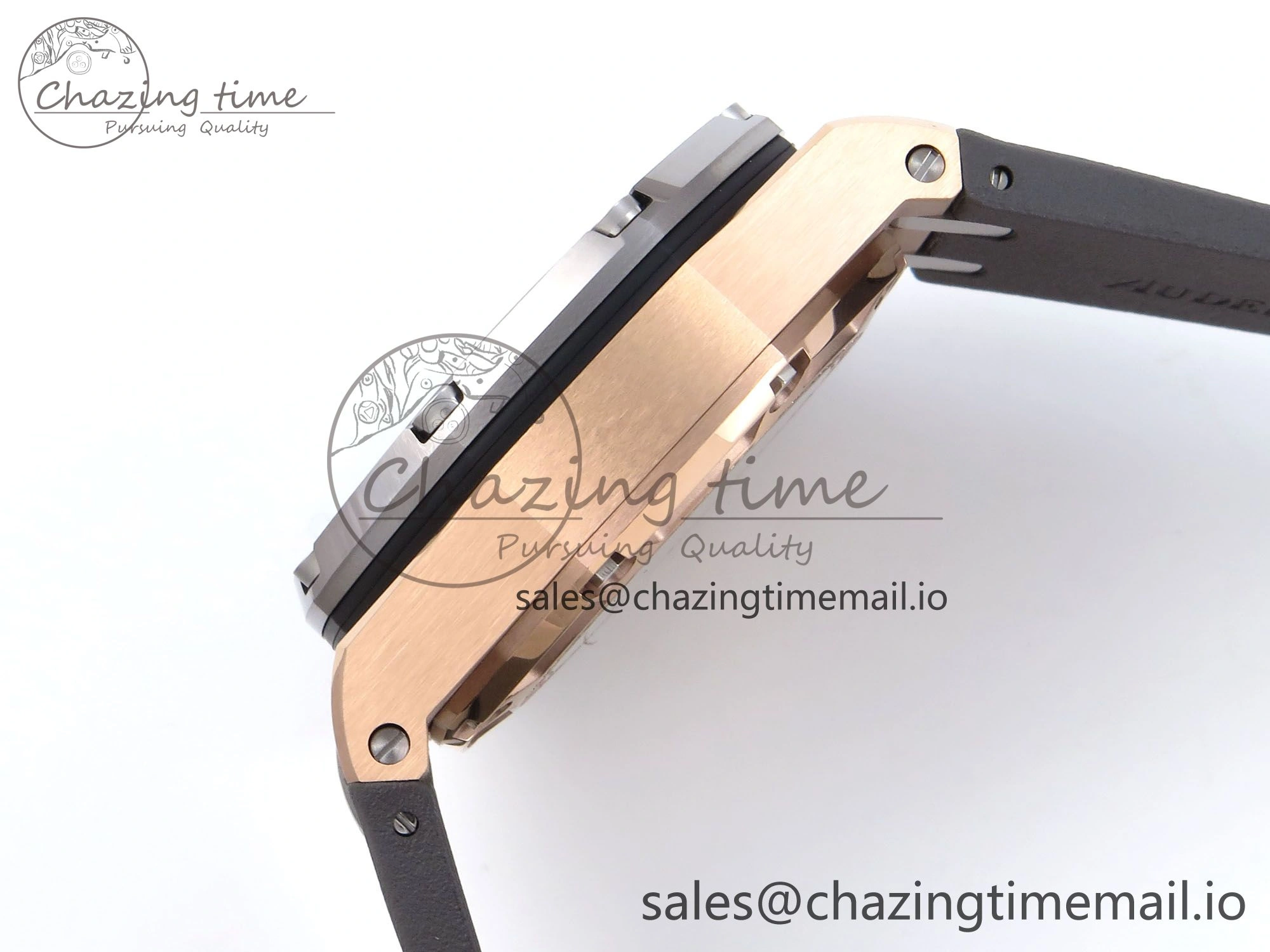 Royal Oak Offshore Schumacher RG TKF Best Edition Gray Black Dial on Gray Rubber Strap A3126
