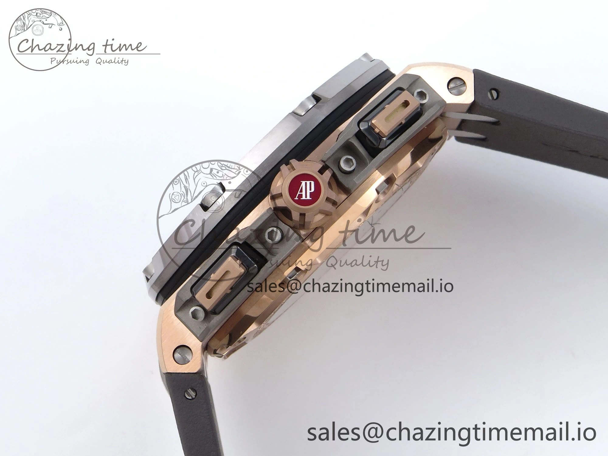 Royal Oak Offshore Schumacher RG TKF Best Edition Gray Black Dial on Gray Rubber Strap A3126