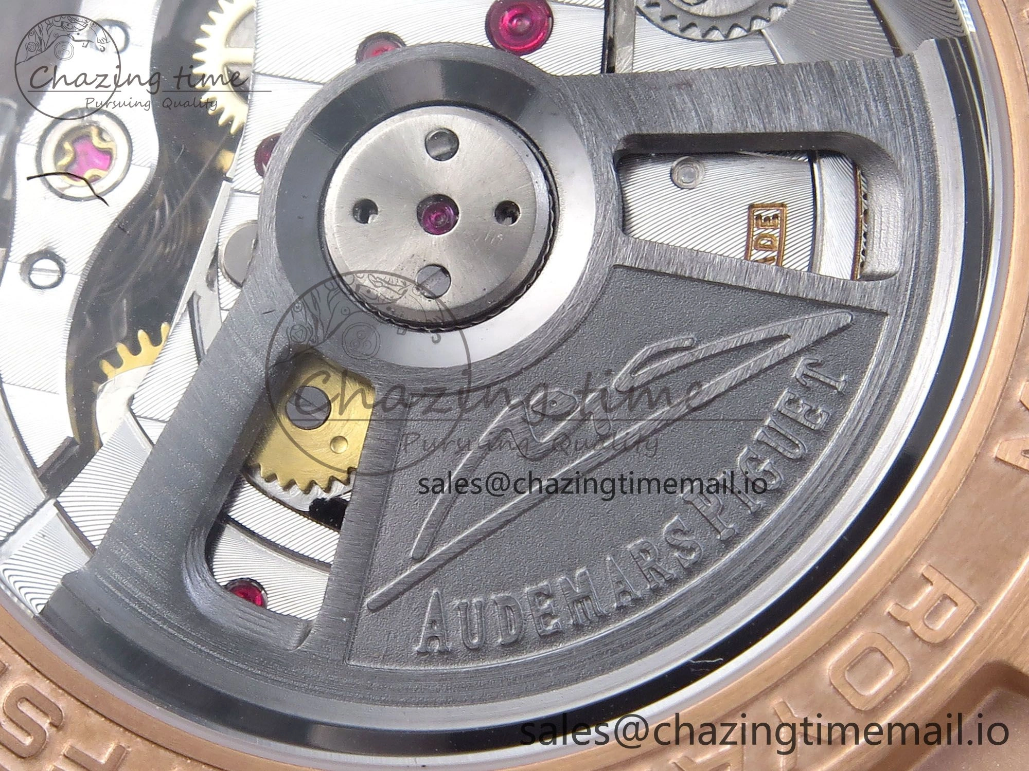 Royal Oak Offshore Schumacher RG TKF Best Edition Gray Black Dial on Gray Rubber Strap A3126