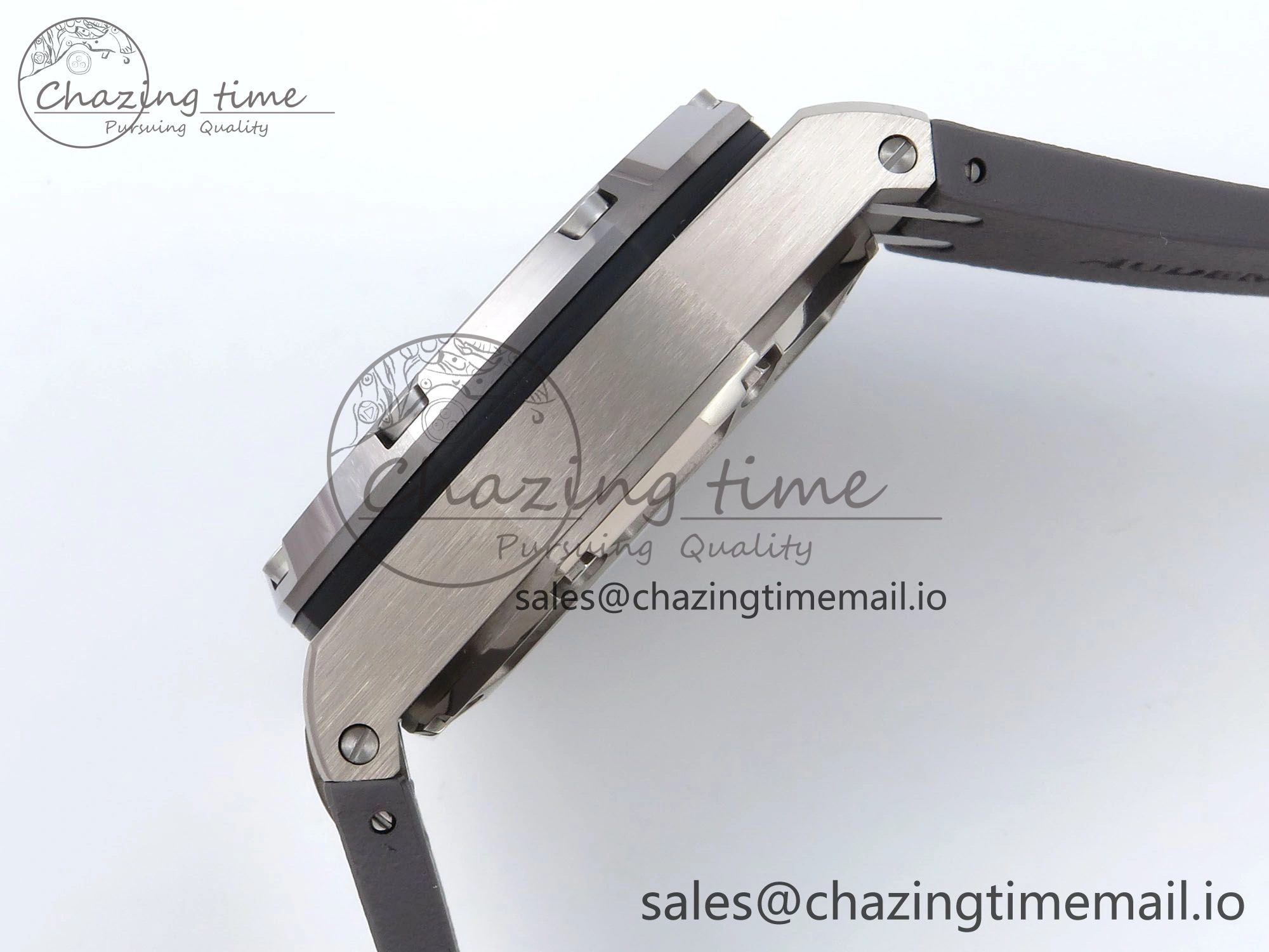 Royal Oak Offshore Schumacher SS TKF Best Edition Gray Black Dial on Gray Rubber Strap A3126