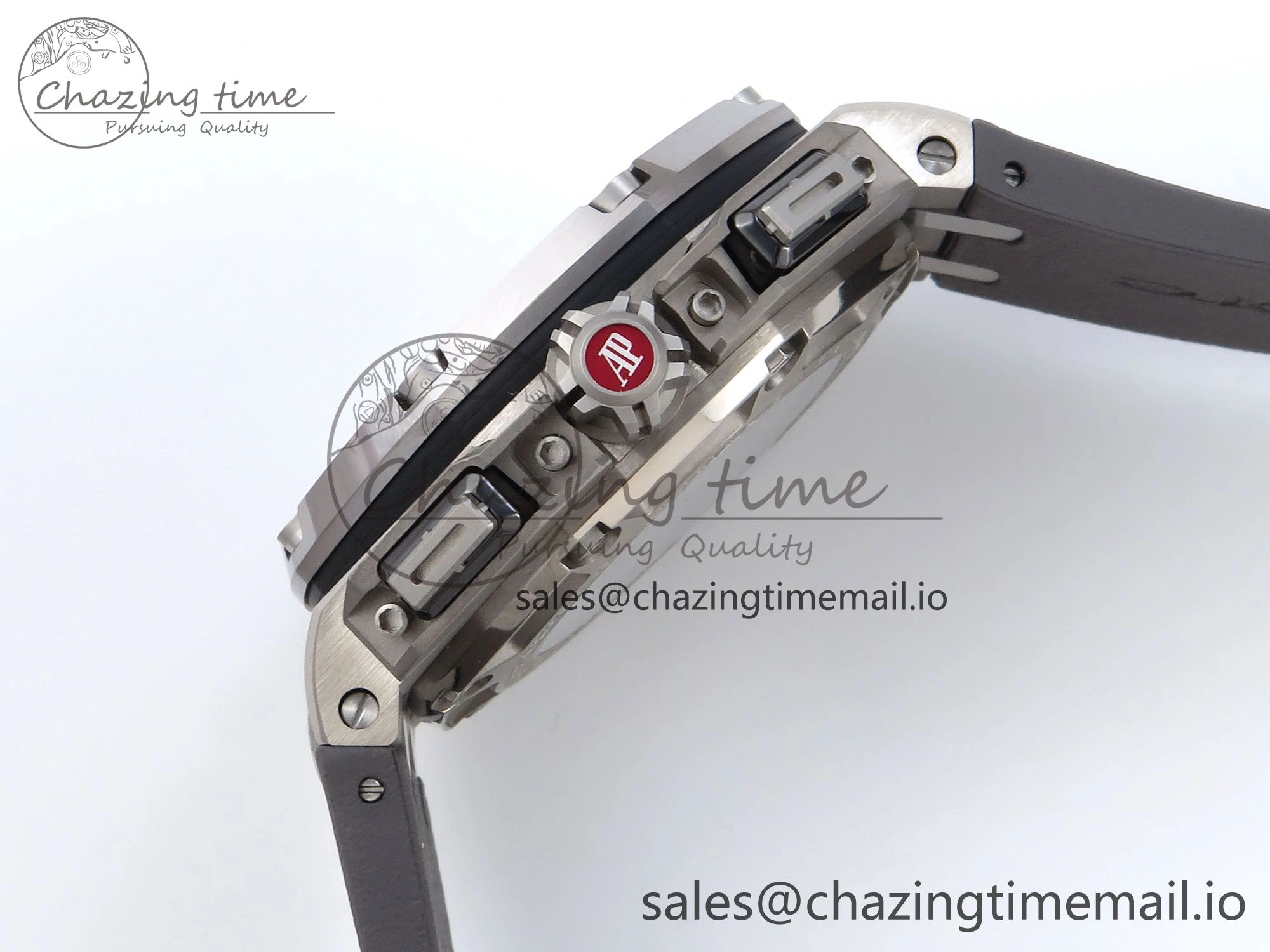 Royal Oak Offshore Schumacher SS TKF Best Edition Gray Black Dial on Gray Rubber Strap A3126