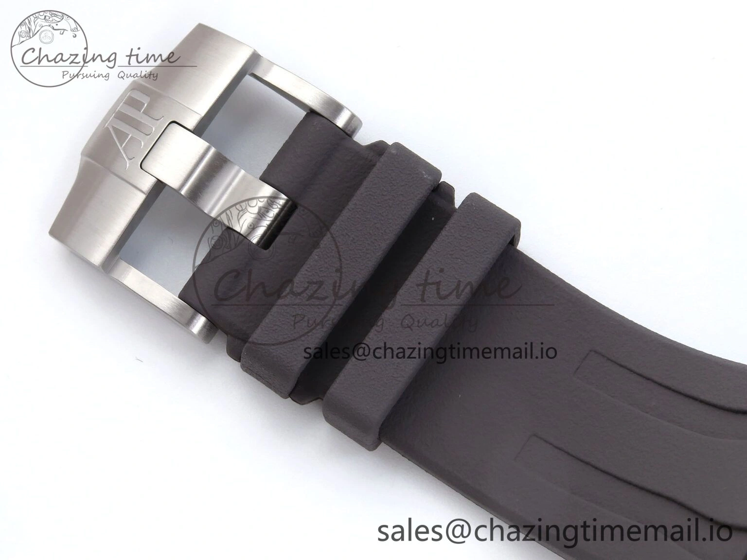 Royal Oak Offshore Schumacher SS TKF Best Edition Gray Black Dial on Gray Rubber Strap A3126