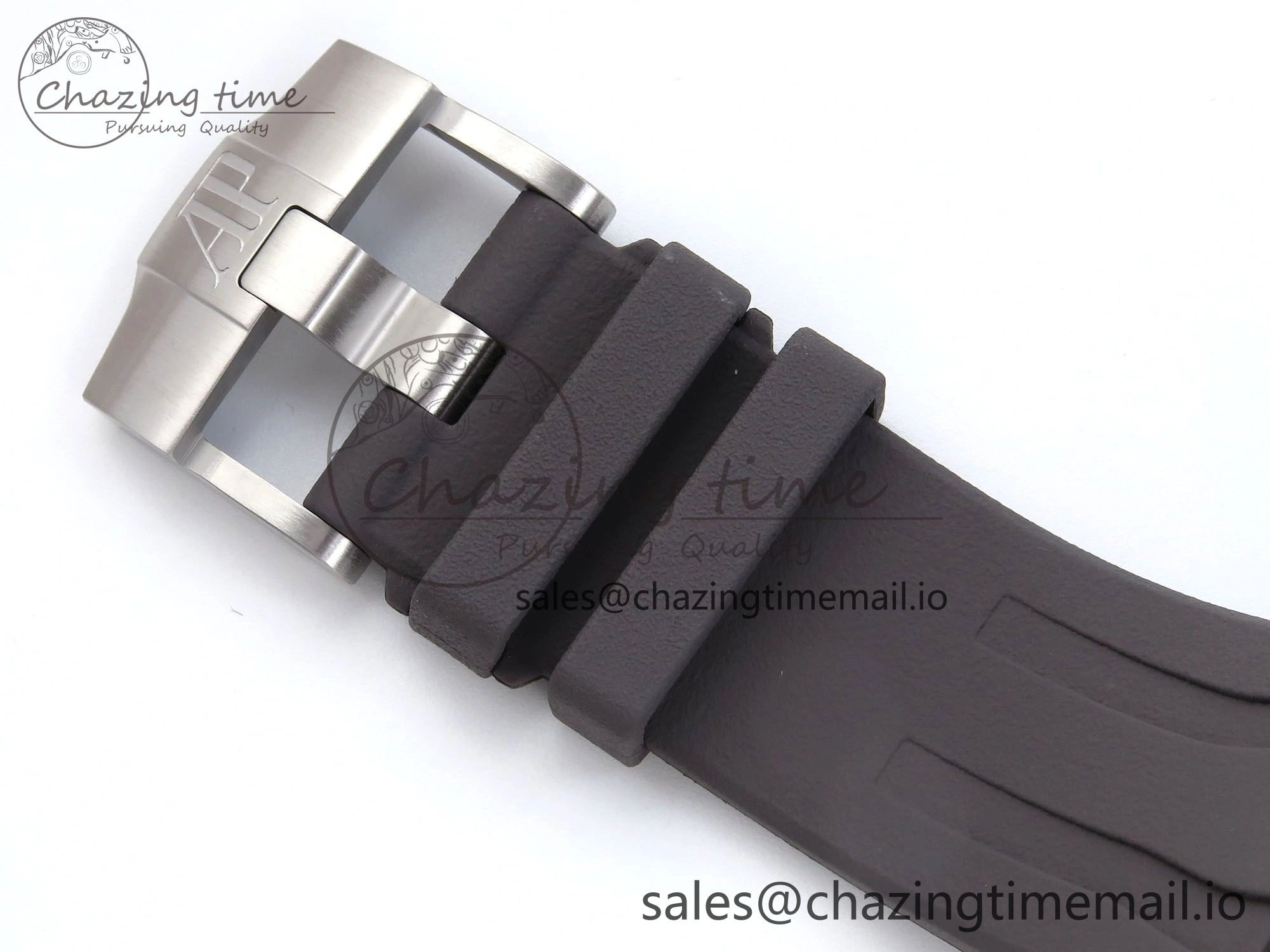 Royal Oak Offshore Schumacher SS TKF Best Edition Gray Black Dial on Gray Rubber Strap A3126