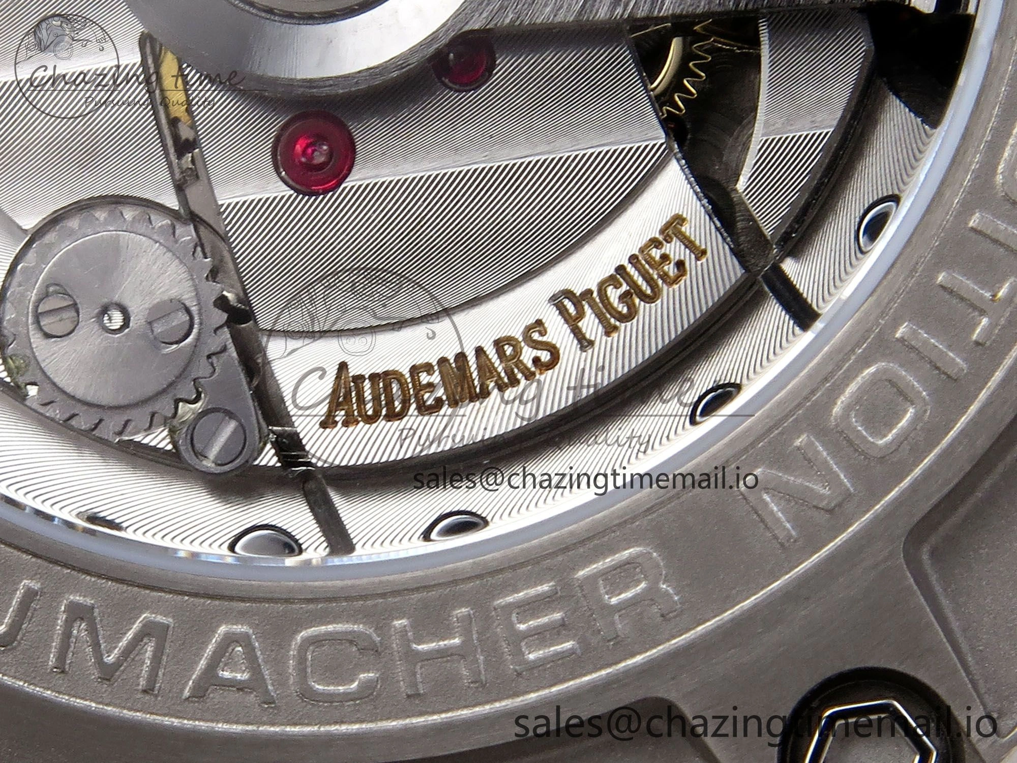 Royal Oak Offshore Schumacher SS TKF Best Edition Gray Black Dial on Gray Rubber Strap A3126