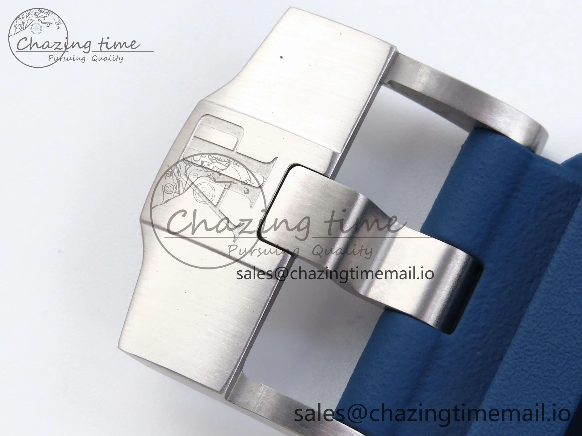 Royal Oak Offshore Schumacher SS TKF Best Edition Gray Blue Dial on Blue Rubber Strap A3126