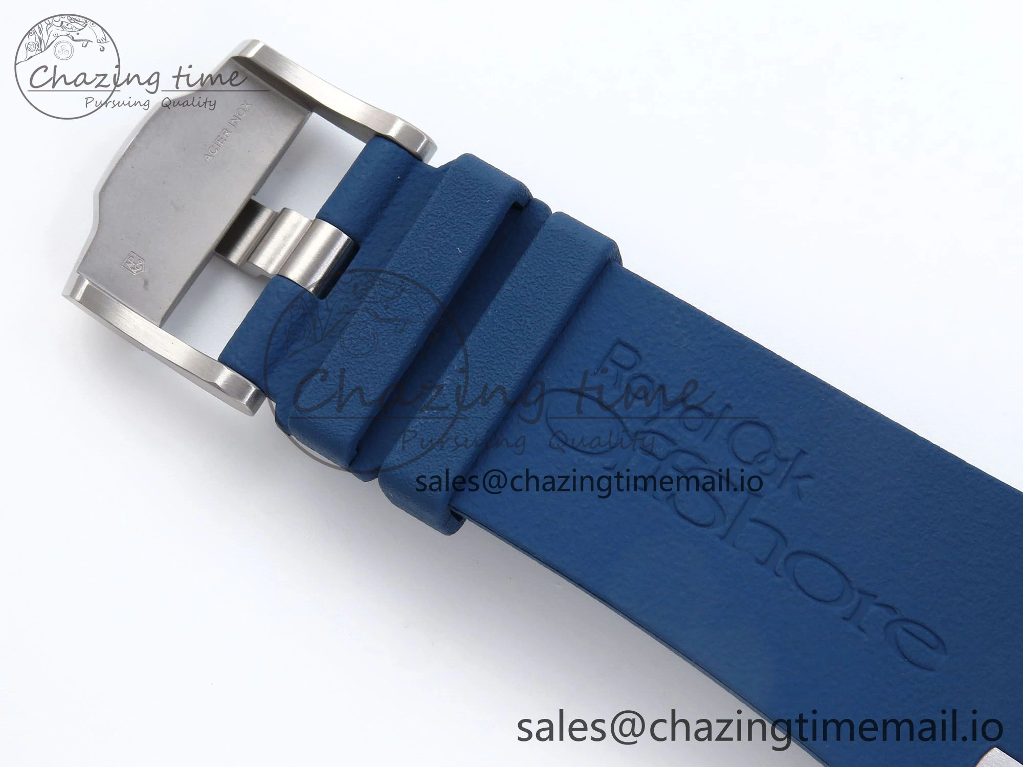 Royal Oak Offshore Schumacher SS TKF Best Edition Gray Blue Dial on Blue Rubber Strap A3126