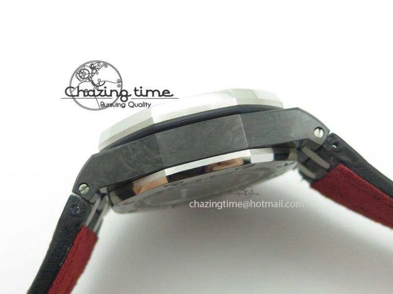 Royal Oak Offshore Singapore Grand Prix Forged Carbon JF Best Edition on Leather Strap A7750