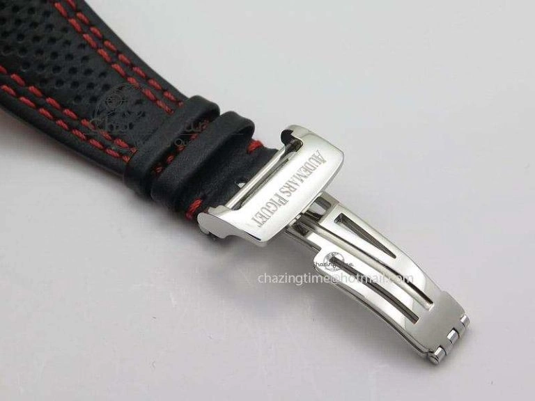 Royal Oak Offshore Singapore Grand Prix Forged Carbon JF Best Edition on Leather Strap A7750