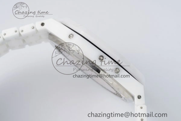 Royal Oak Perpetual Calendar 26579CB White Ceramic APSF Best Edition on White Ceramic Bracelet A5134 V3