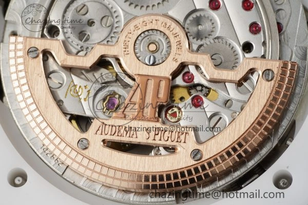 Royal Oak Perpetual Calendar 26579CB White Ceramic APSF Best Edition on White Ceramic Bracelet A5134 V3