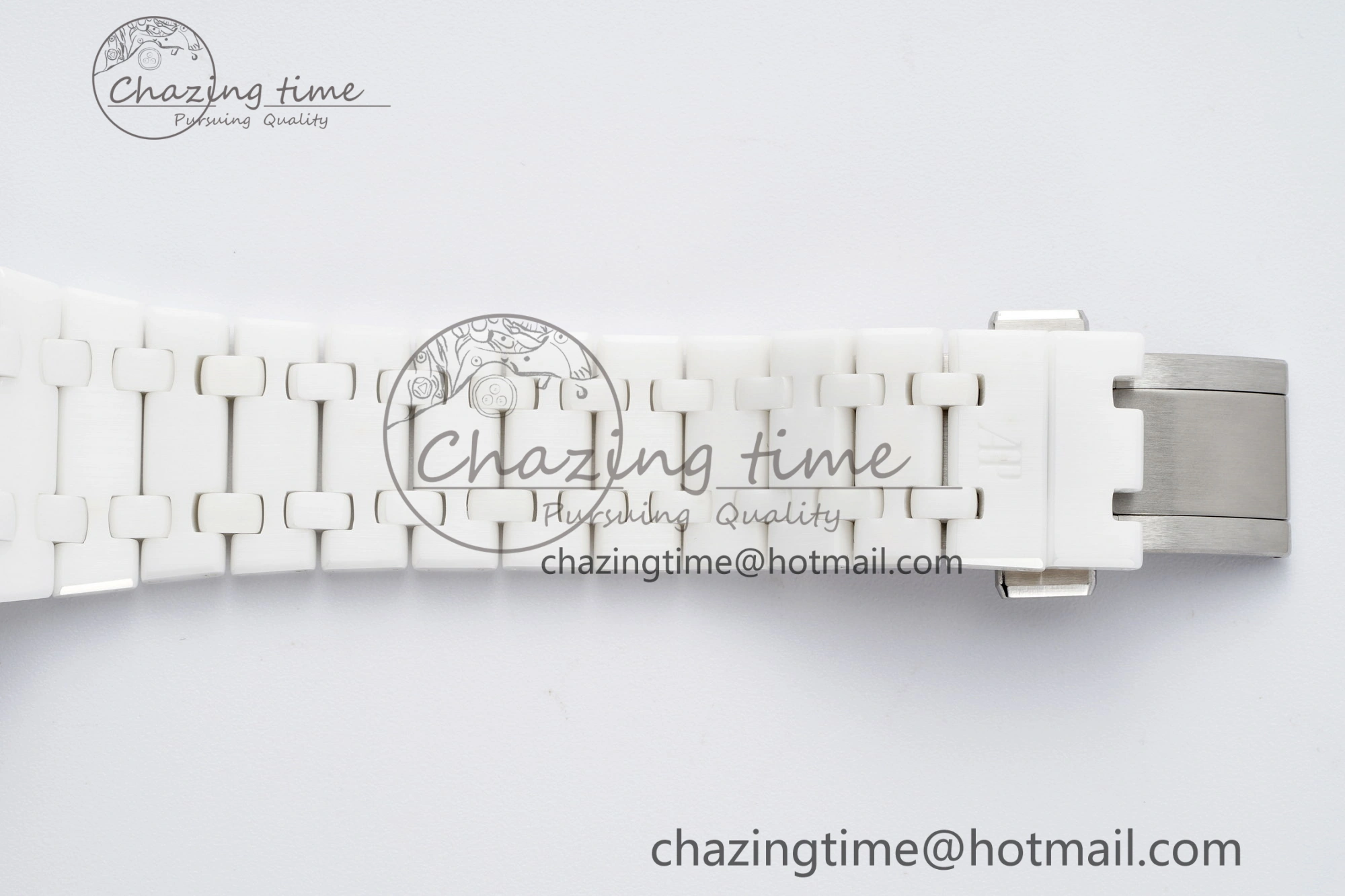 Royal Oak Perpetual Calendar 26579CB White Ceramic APSF Best Edition on White Ceramic Bracelet A5134 V3