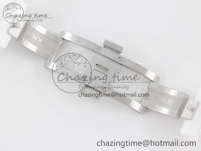 Royal Oak Perpetual Calendar 26579cb White Ceramic APSF Best Edition on Ceramic Bracelet A5134 (CHS)