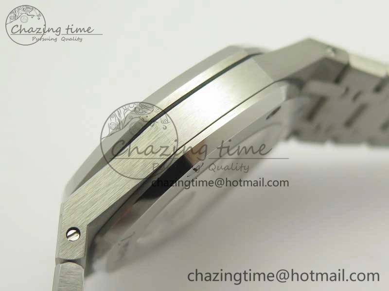 Royal Oak Tourbillon Extra-thin SS JF 1:1 Best Edition Blue Textured Dial on SS Bracelet