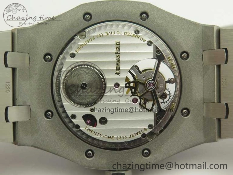 Royal Oak Tourbillon Extra-thin SS JF 1:1 Best Edition Blue Textured Dial on SS Bracelet