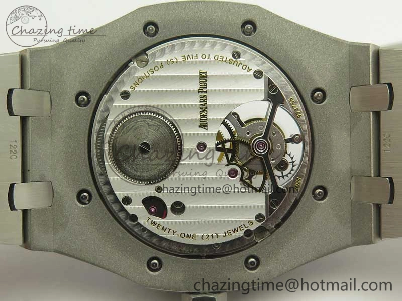 Royal Oak Tourbillon Extra-thin SS JF 1:1 Best Edition Blue Textured Dial on SS Bracelet