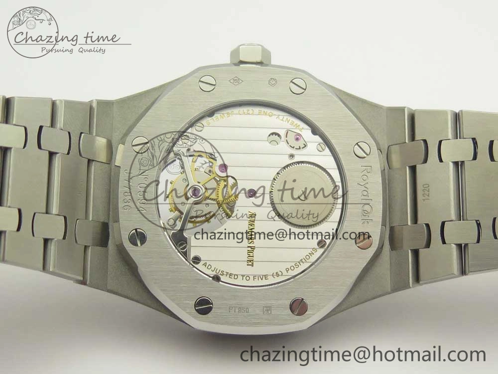 Royal Oak Tourbillon Extra-thin SS JF 1:1 Best Edition Gray Textured Dial on SS Bracelet